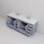 Meuble-lavabo double 84 po X P 22 po D, plateau en quartz blanc et robinet pour la maison-1928216814