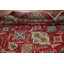 Tapis rouge à motif oriental Kazak