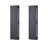 2 Packs Outdoor Wall Sconces Black Hardwired Integrated LED Ponce-10366919