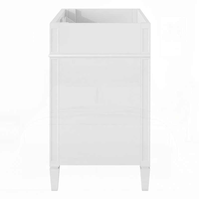 Meuble-lavabo de 30 po sans lavabo supérieur, Blanc