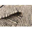 Tapis noir et blanc Orpheus