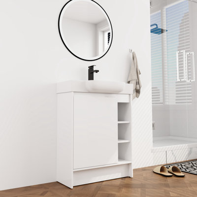 28'' Single Bathroom Vanity with Ceramic Top