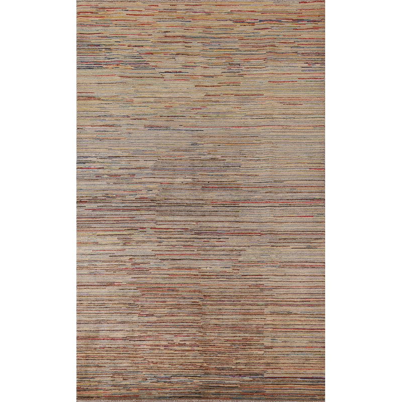 Tapis rayé Gabbeh 6 x 8