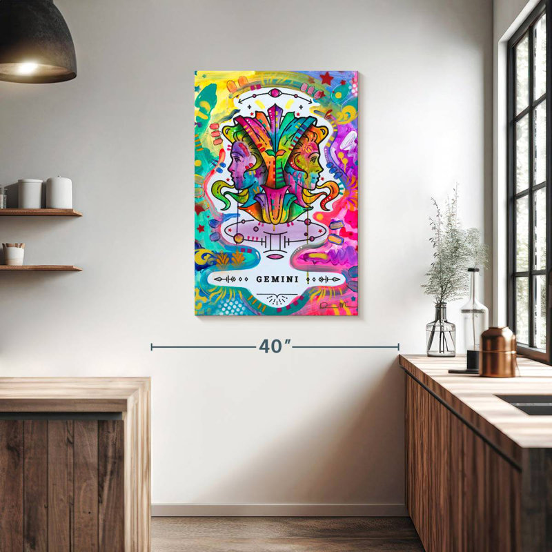 Gémeaux colorés Adella, H 39 po x l 26 po