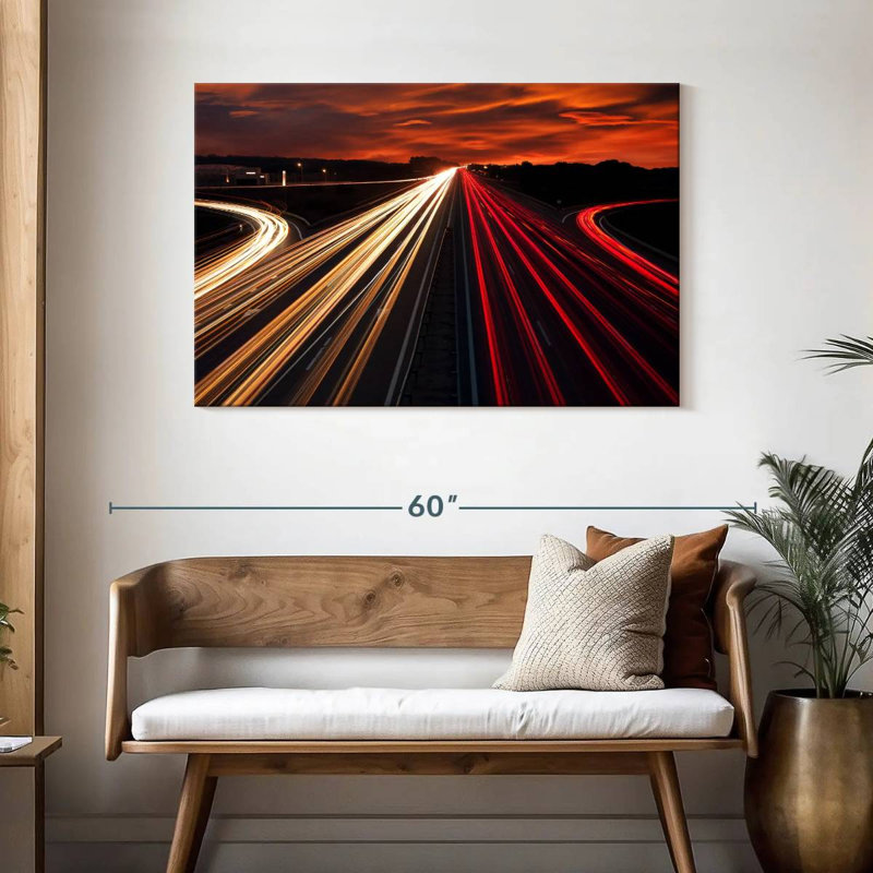 Mehar Highway, 30" H x 45" W