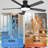 52 Inch Ceiling Fans With Lights Remote Control Quiet Fan (Set Of 2)-59206201