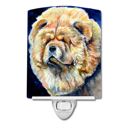 Chow Chow Ceramic Night Light