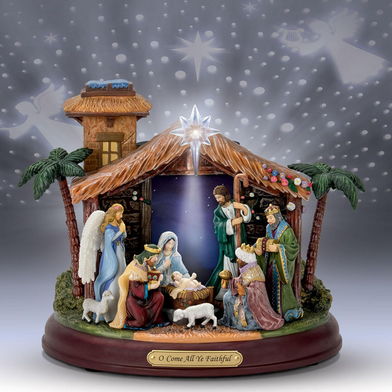 Crèche de Noël Thomas Kinkade