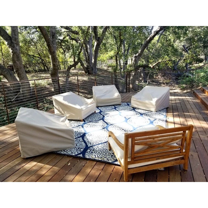 Housse pour chaise de patio pour l’extérieur du dernier club, H 35 po x l 32 po x P 34 po