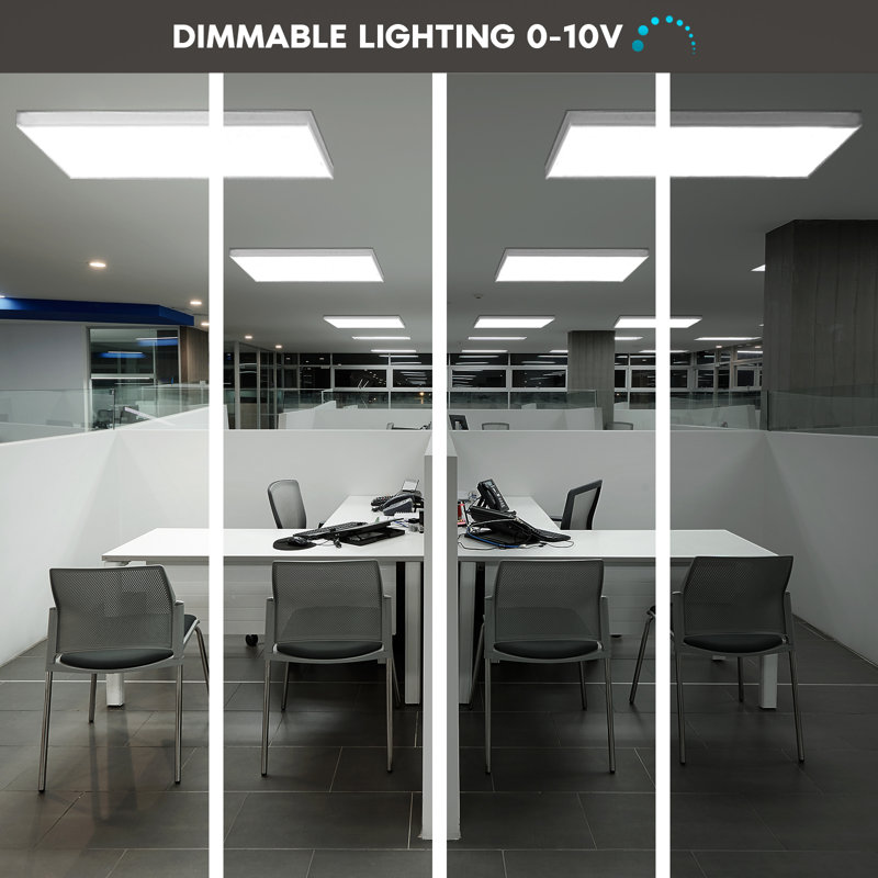 Luxrite 48" White LED Surface Mount Panel Light