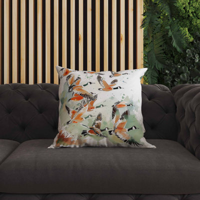 Coussin intérieur / extérieur Oies en vol
