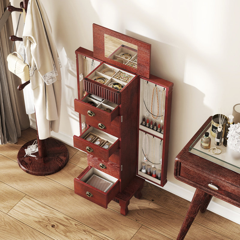 Armoire pour bijoux avec miroir Melitta