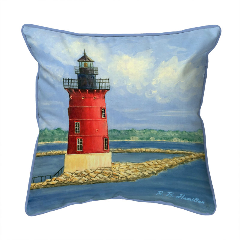  Housse de coussin d'extérieur carré Breakwater, 18" x 18"