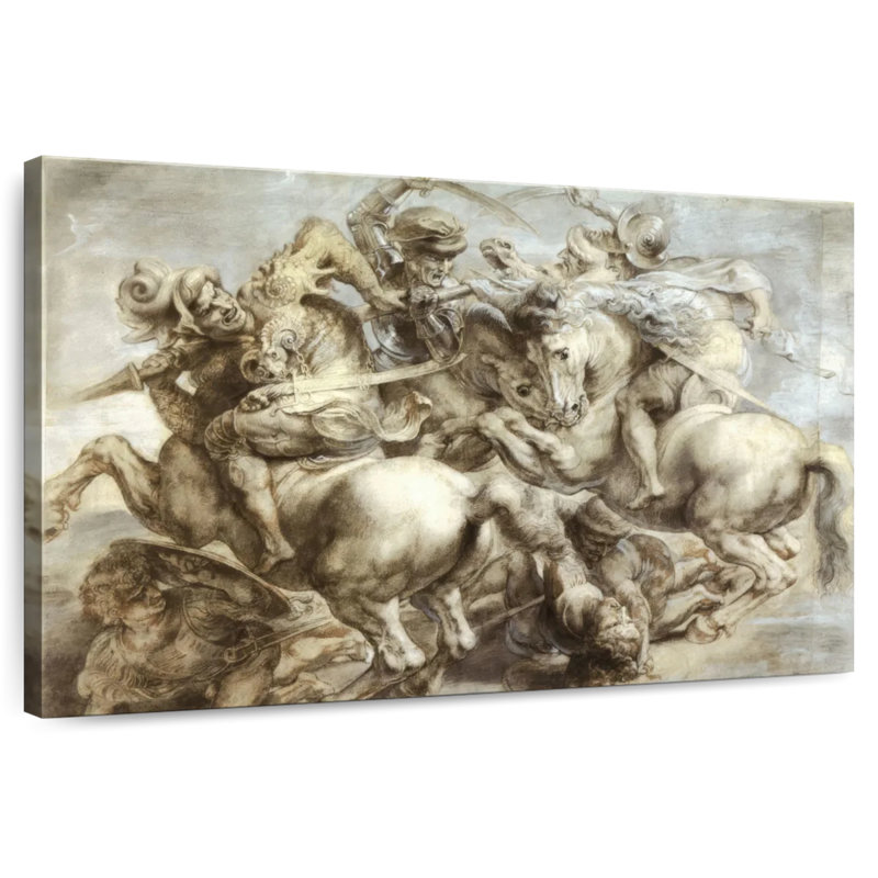 La Bataille d'Anghiari, H 26 po x l 39 po
