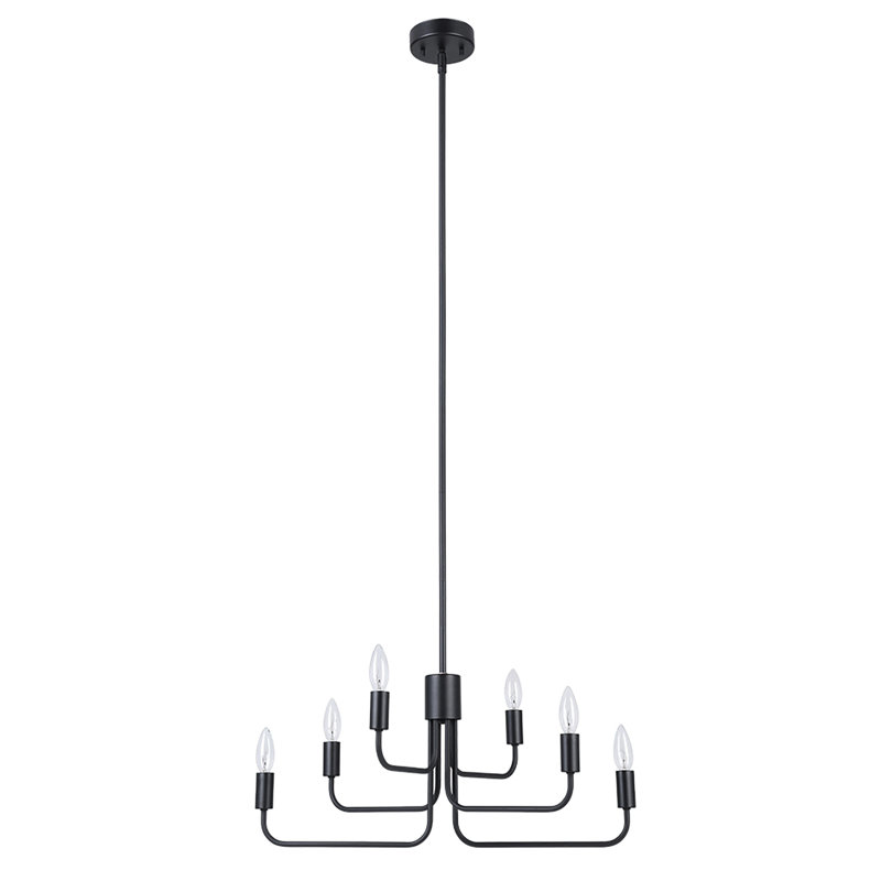 6 - Light Dimmable Irregular Chandelier