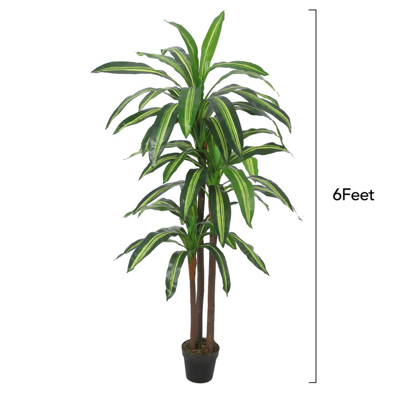Faux Banana Leaf Tree, 6ft