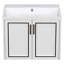 Ensemble de meuble-lavabo simple 24 po avec plateau Mirva