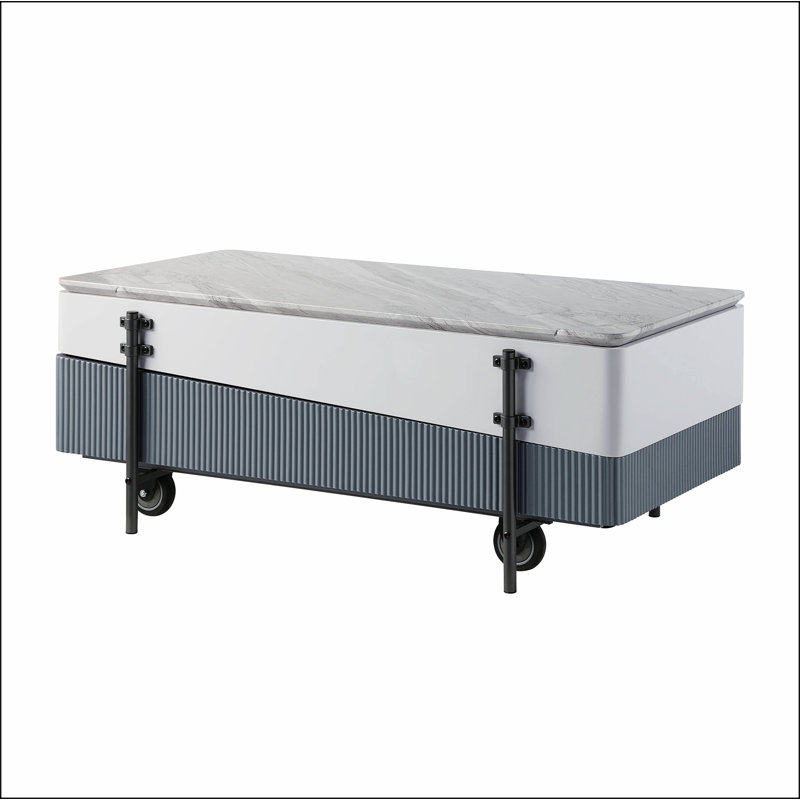 Table basse à plateau relevable Sloka, H 24 po x L 47 po x l 26 po