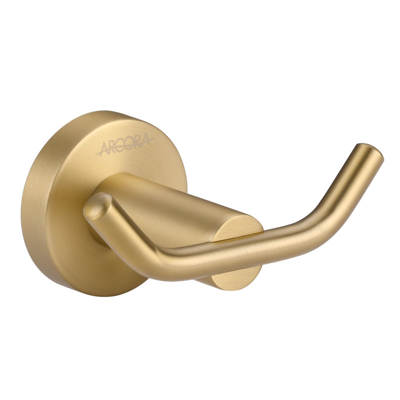 Mounting Towel Hook, Brushed Gold
