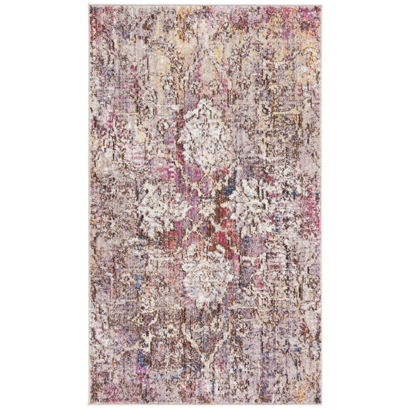 Gardner Performance Floral Rug, Rectangle 8' x 10'