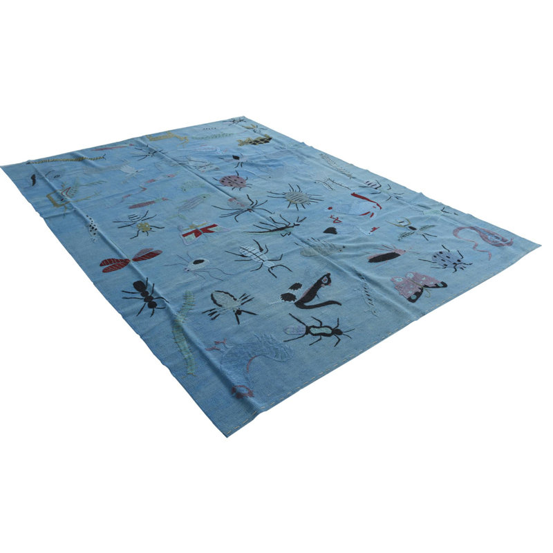 Tapis bleu Odell