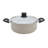 Basic Essentials 7-Piece Nonstick Aluminum Cookware Set with Lids and Cooking Utensils, Stonegray-120160424