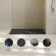 Receveur de douche rectangulaire extra-plat Lenora 122 cm x 81 cm avec bonde latérale dissimulée, noir Carrara-135101334