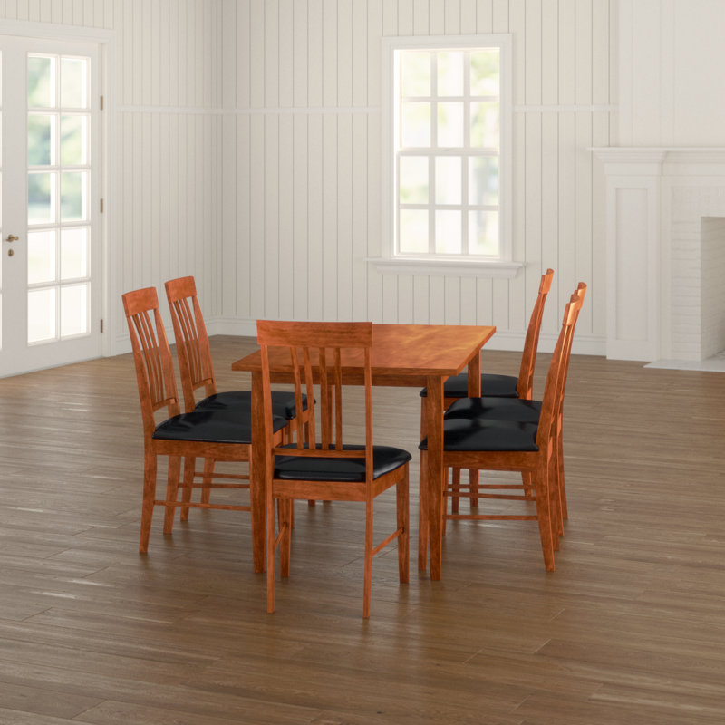 Wallkill 6 - Person Dining Set, Mahogany