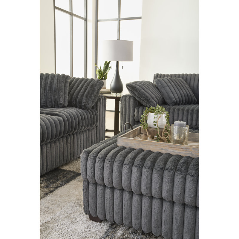Canapé Hughes Furniture, gris anthracite Mondo, Gris anthracite Mondo