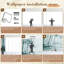 Décoration murale adhésive auto-adhésive H 69 po x l 96 po Minimalist Bamboo Gentle Ripples-1958238047