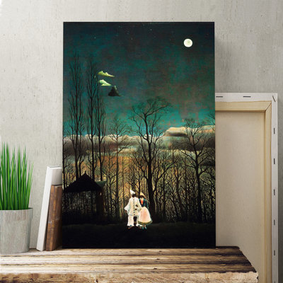 Carnival Evening by Henri Rousseau - Wrapped Canvas