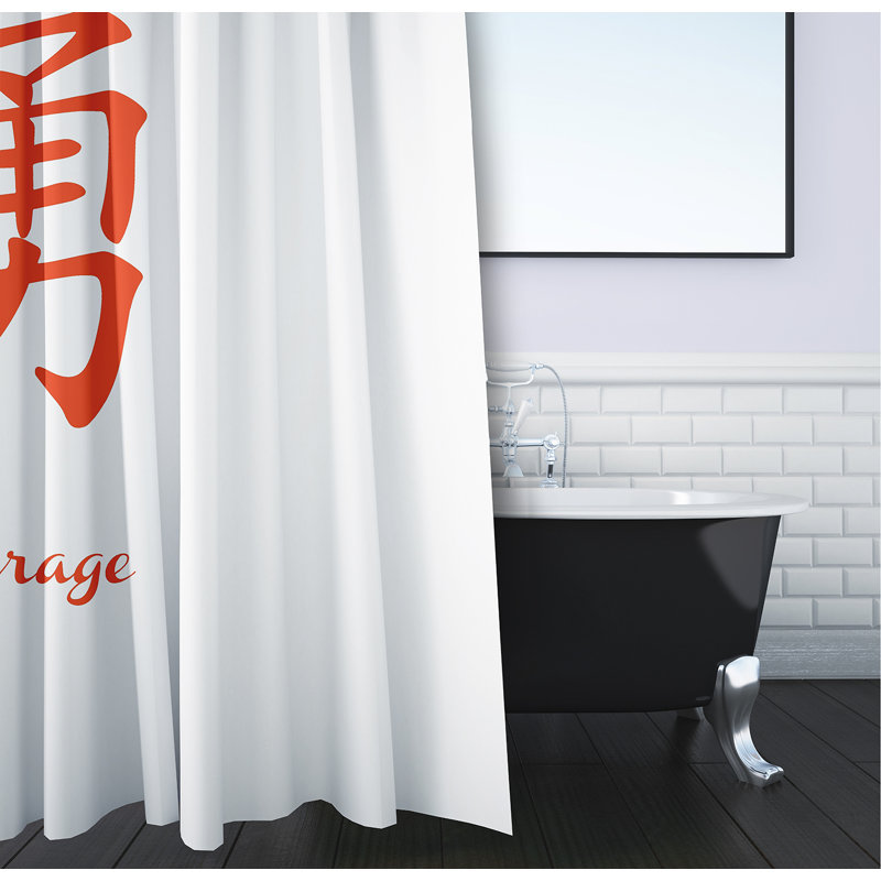 Rideau de douche Chantilly, Orange
