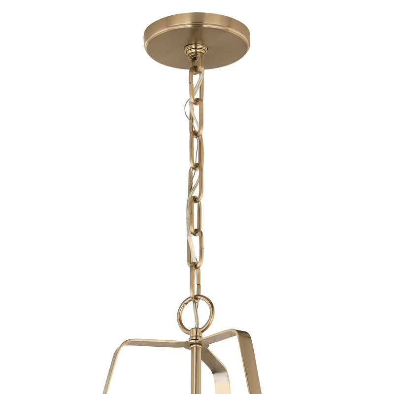 Luminaire suspendu 2 lumières avec diffuseur en verre blanc satiné gravé Etche, Greige, 2