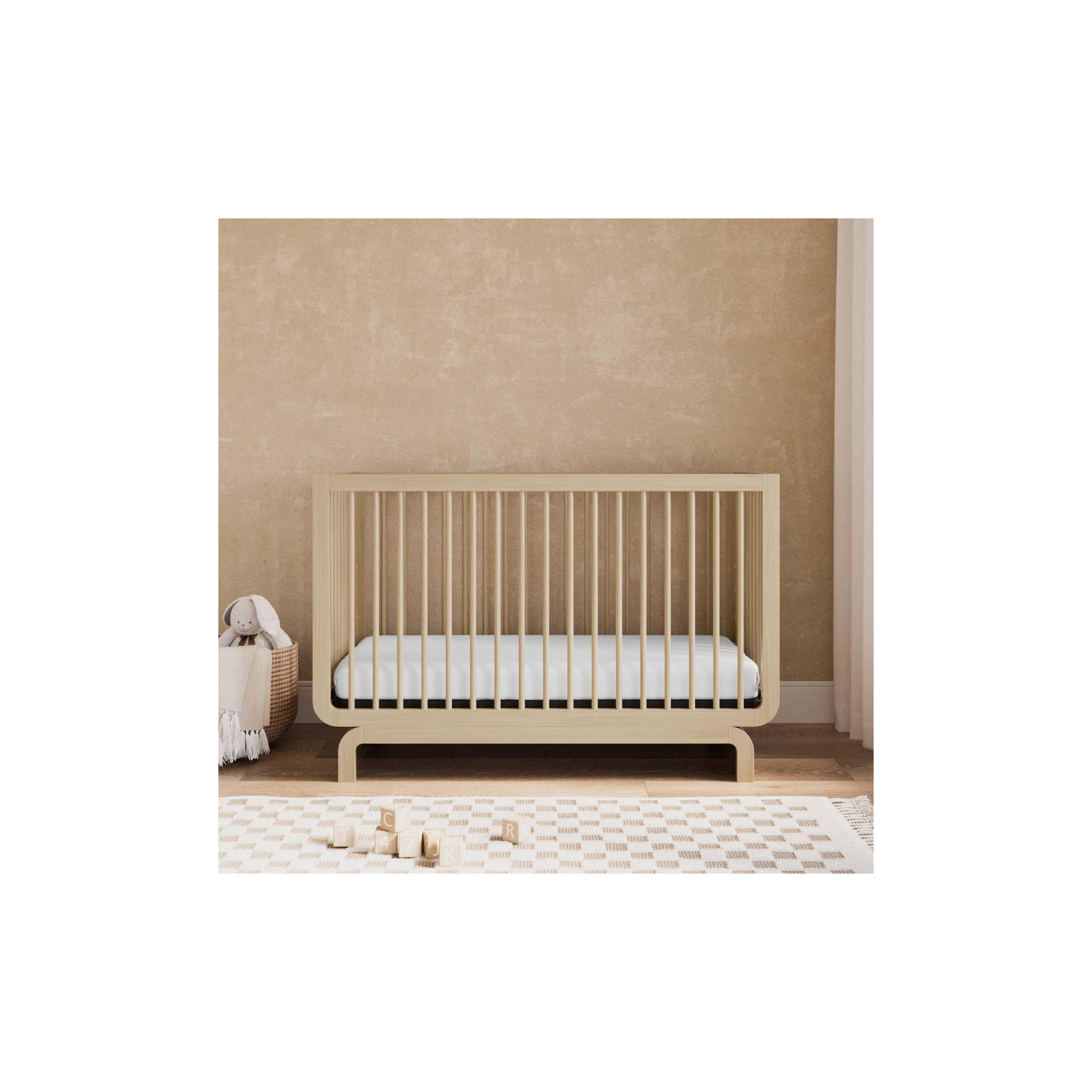 Santorini 5-In-1 Convertible Crib, Driftwood, Crib
