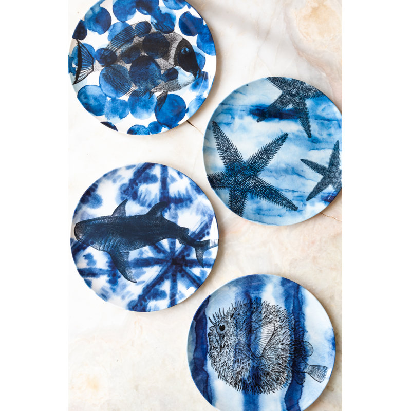 Giard 11" Melamine Dinner Plate Set