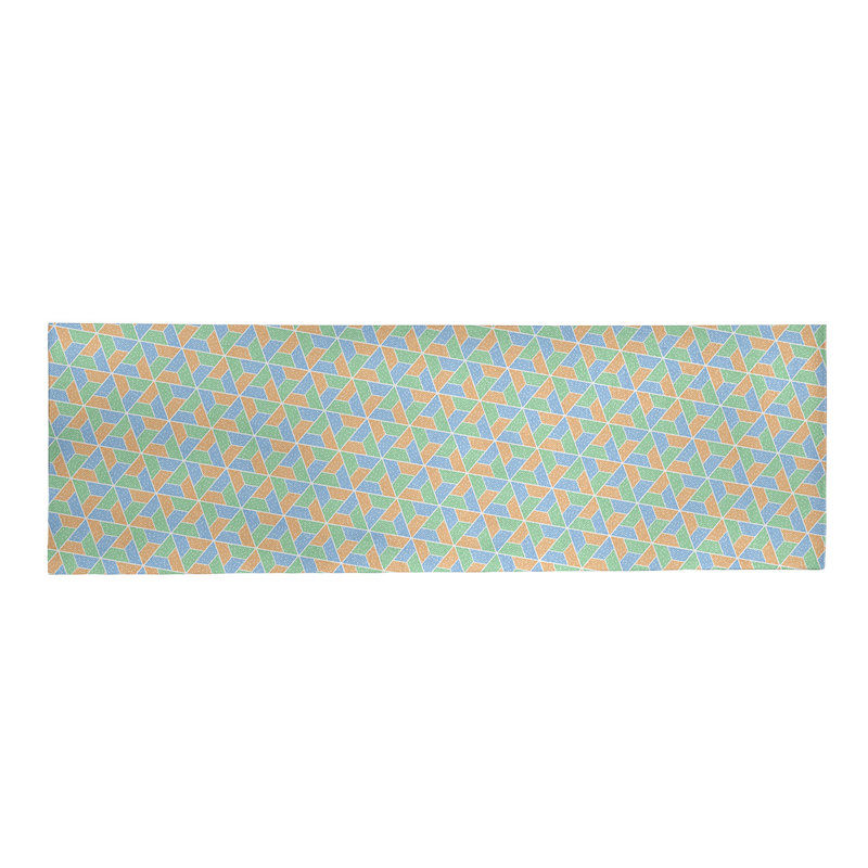 Chenille Geometric Indoor Rug, Runner 2'6" x 8'