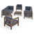 Gray Frame / Dark Gray Cushion