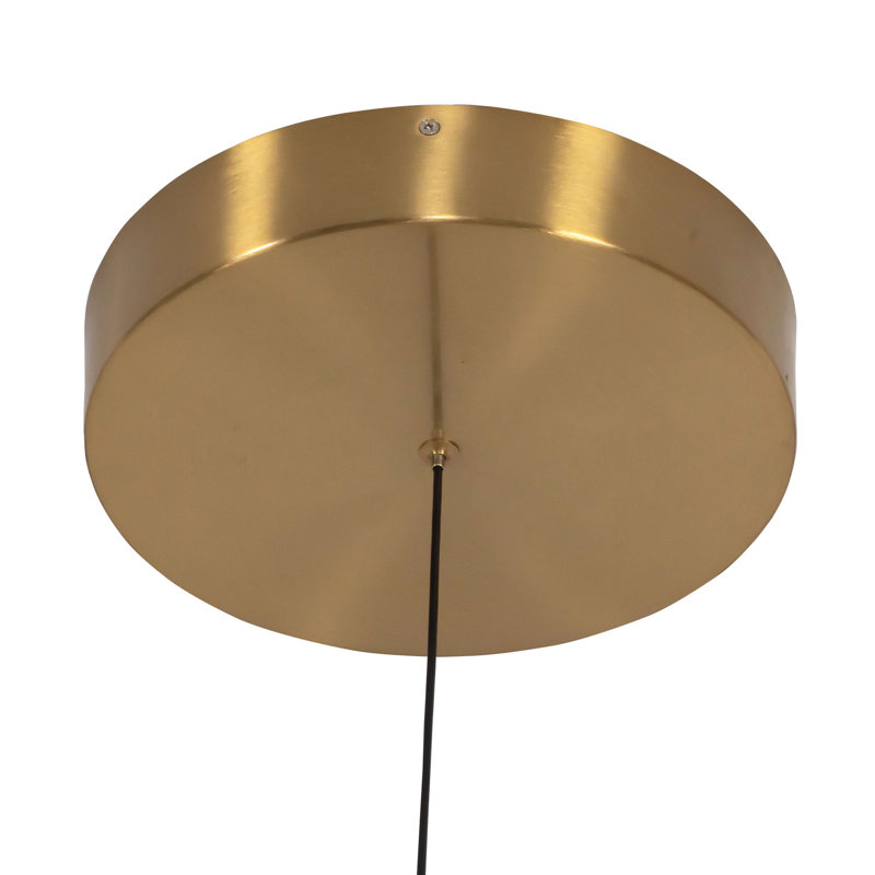 Thread 5-ft Gold dimmable LED Linear Pendant, 5-ft, Brushed Gold-UNV-010