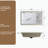Undermount Sink, Ceramic Sink For Bathroom