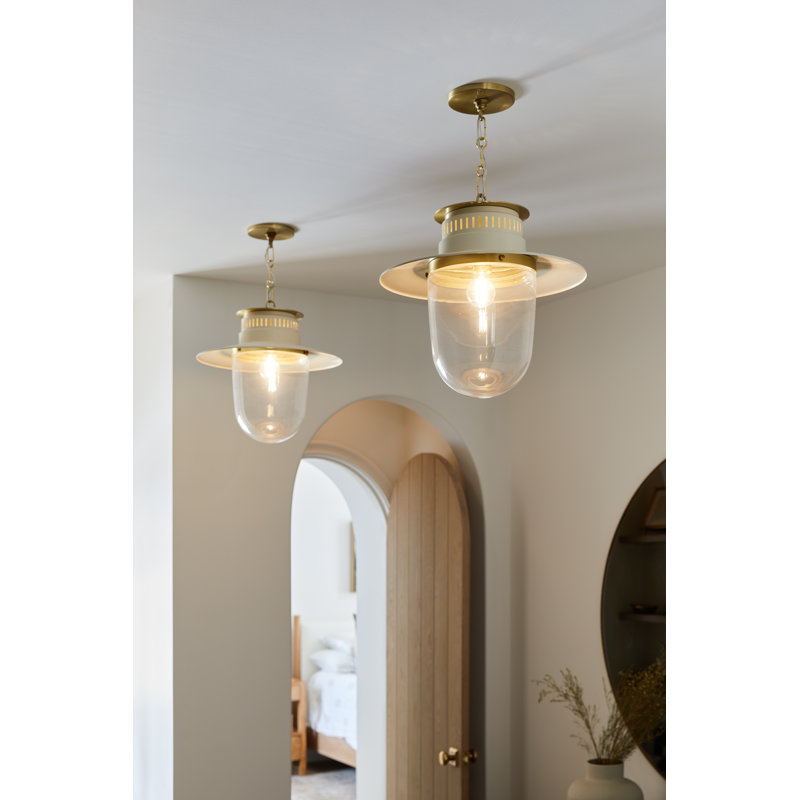 Luminaire suspendu 1 lumière Nori par Zio & Sons x Mitzi, H 16,5 po x l 17 po x P 17 po