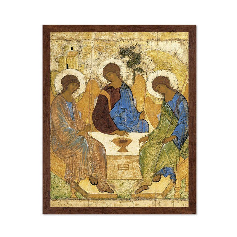 Andrei Roublev - Trinité, Poster, Brown Framed, 11"H x 14"W