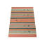 Hand Knotted Wool Area Rug in Red