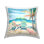 Coussin décoratif imprimé Sunny Summer Beach par Irena Orlov
