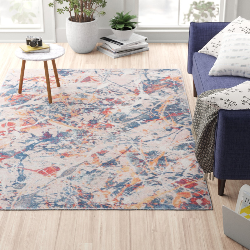 Abstract Area Rug, Rectangle 80 x 150cm