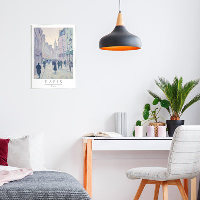 Vintage Paris Streets Wall Plaque, design by Petal Prints Design