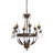 Whorton 6 - Light Steel Dimmable Empire Chandelier