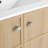 30" Bathroom Vanity In Oak Plywood With Ceramic Sink - 2 Doors, Generous Storage Space, Effortless Assembly Storage,
