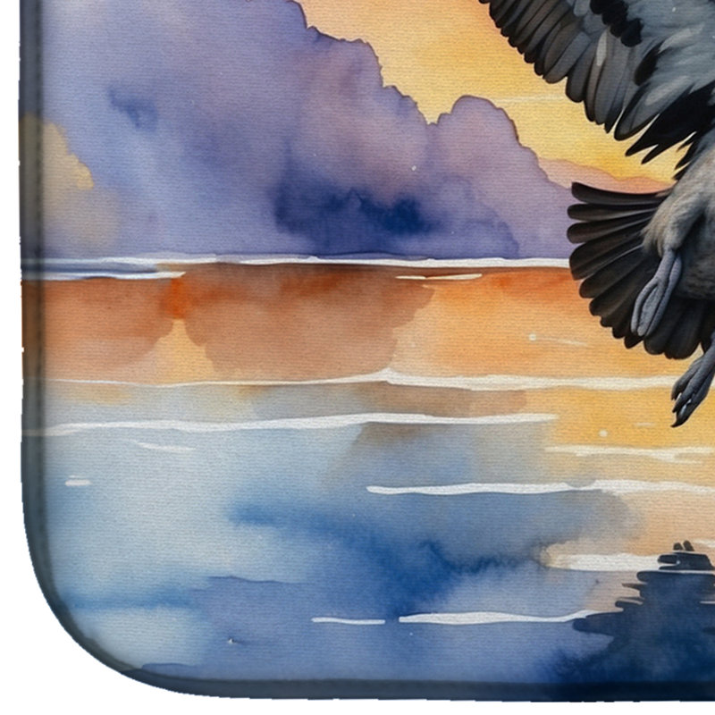 Tapis de séchage Pelican Fyling at Sunrise