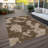 Aquaisha Abstract Indoor / Outdoor Rug-109611637