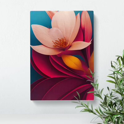 The Shining Flowers - Wrapped Canvas Print